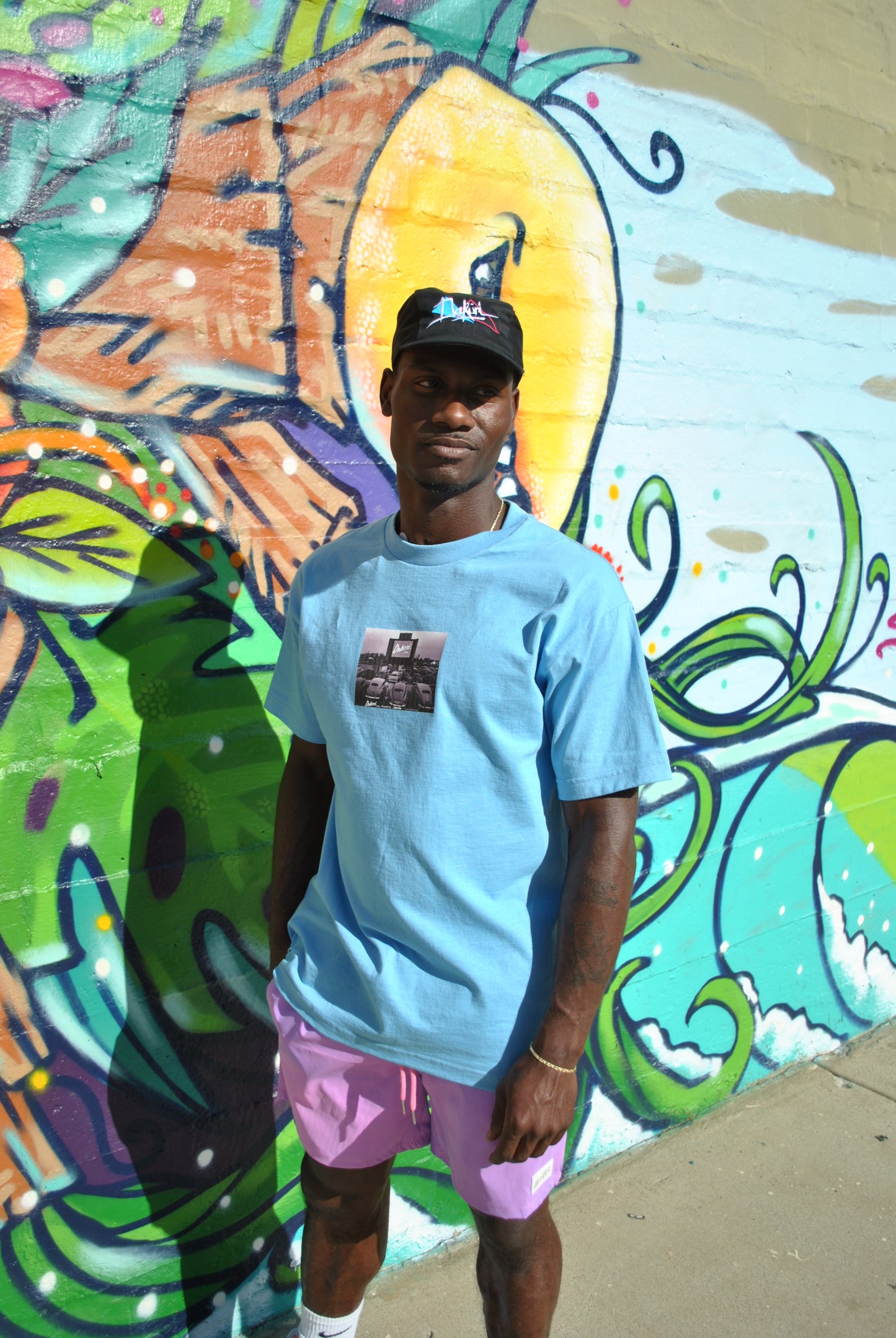 Light Blue “Daküri Drive” In Tee