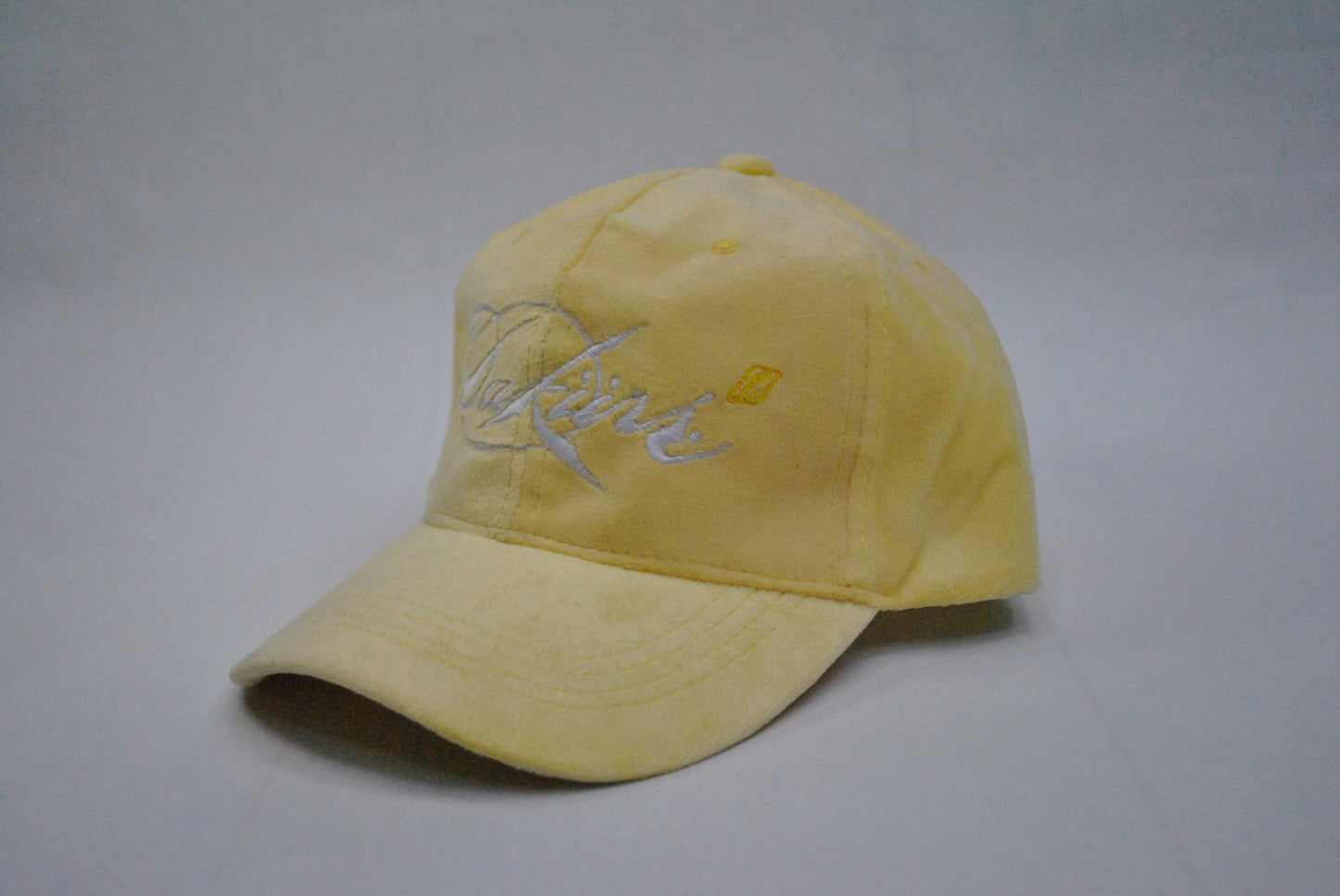 Velvat Fandy Dad hat Pastel Yellow)