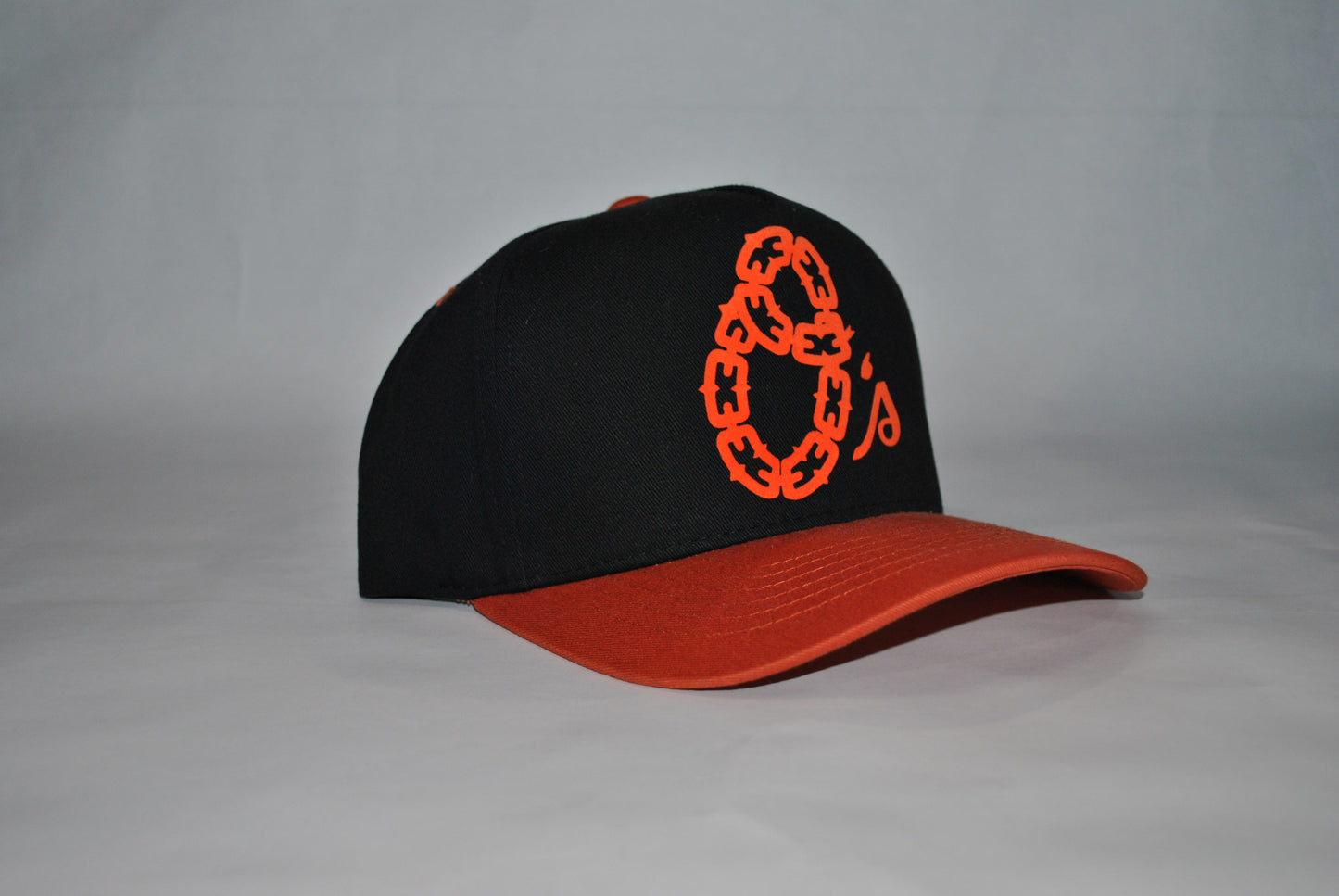 Baltimore Os Chain Series Snapback Hat Black/Orange