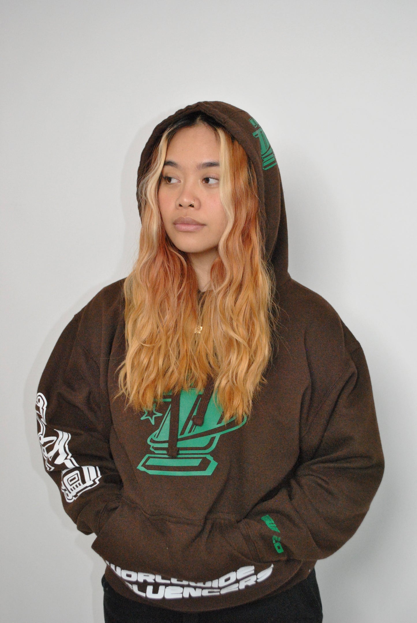 Worldwide Influencers 2.0 Brown Hoodie