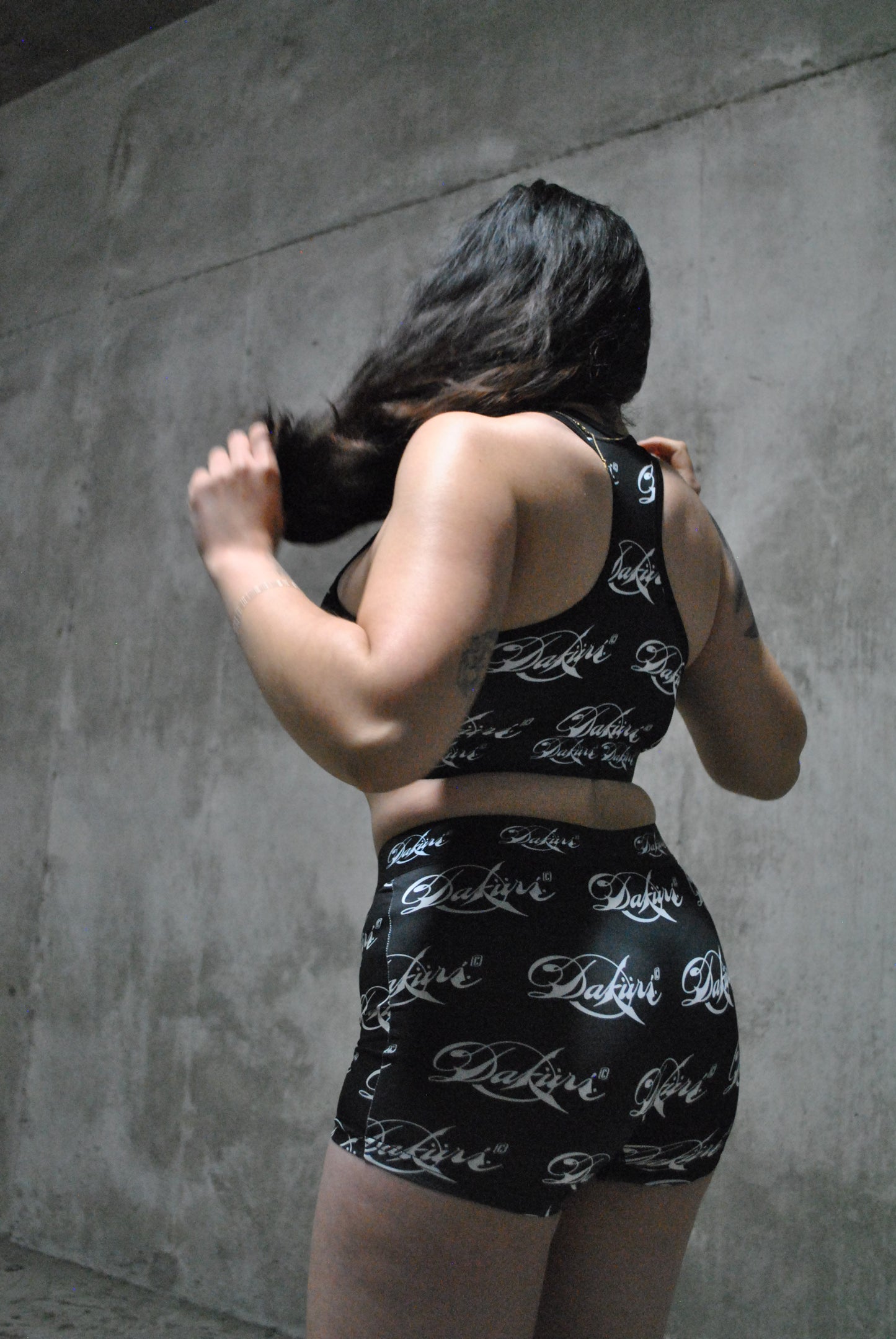 Fancy All over print Bra & Shorts set