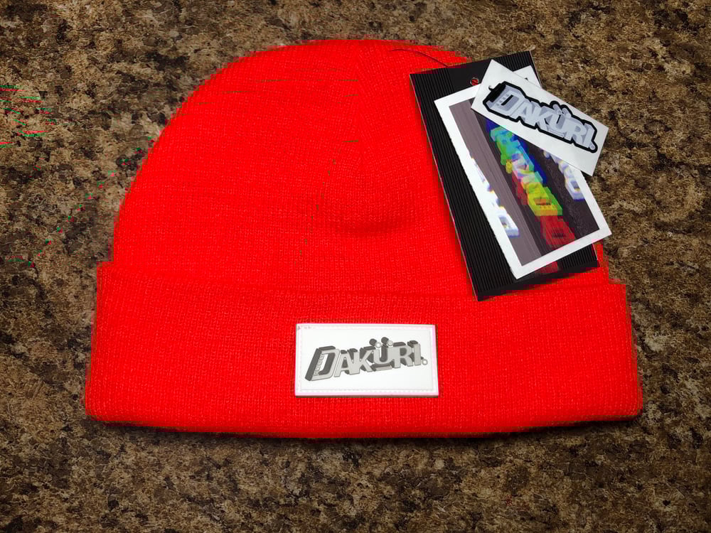 Daküri Logo patch knit beanie