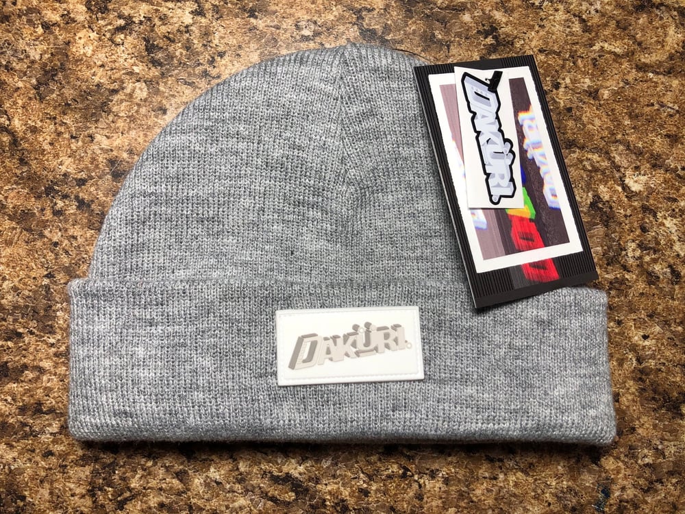 Daküri Logo patch knit beanie