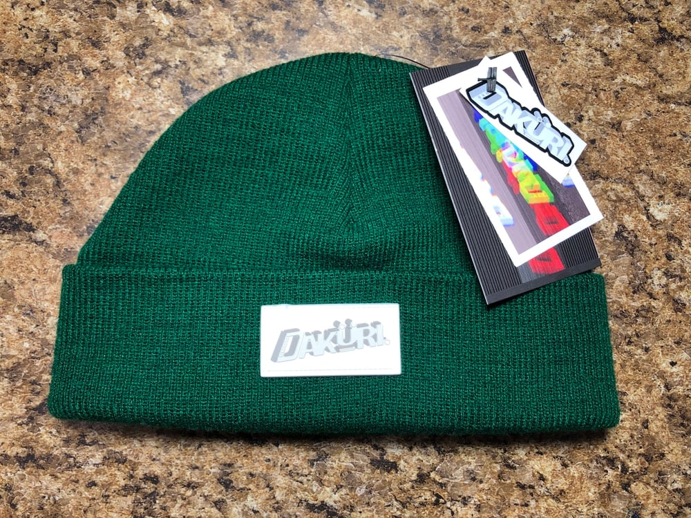 Daküri Logo patch knit beanie