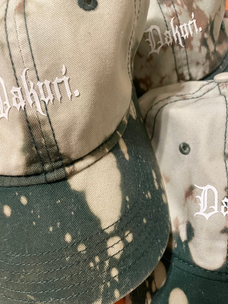Bleached "Goth font" Daküri Dad hat