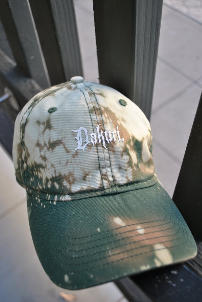 Bleached "Goth font" Daküri Dad hat