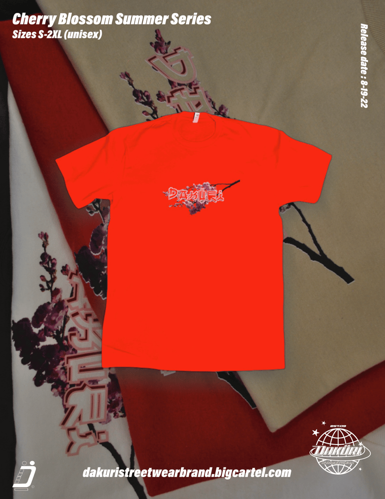 Cherry Red Cherry Blossom Tee