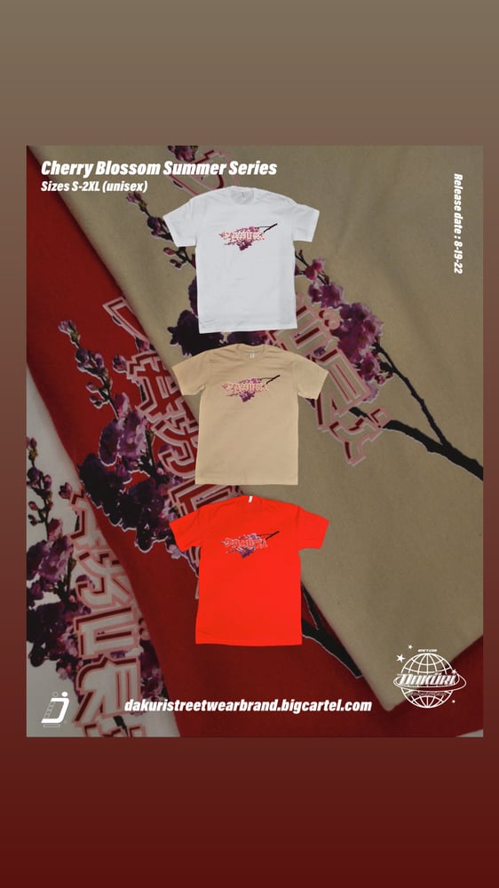 Cherry Red Cherry Blossom Tee