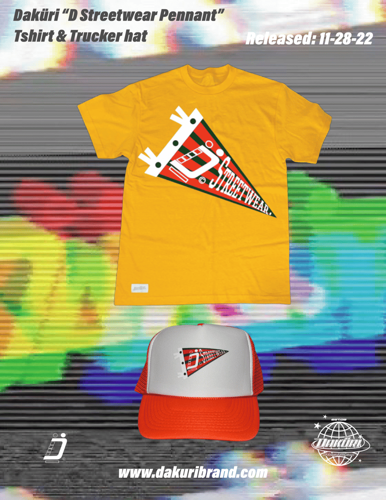 Gold Pennant Banner Tshirt