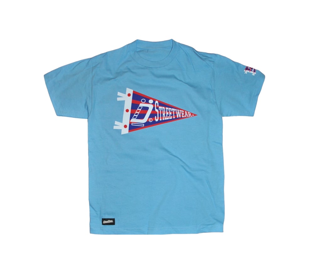 Sky Blue Pennant Banner Tshirt