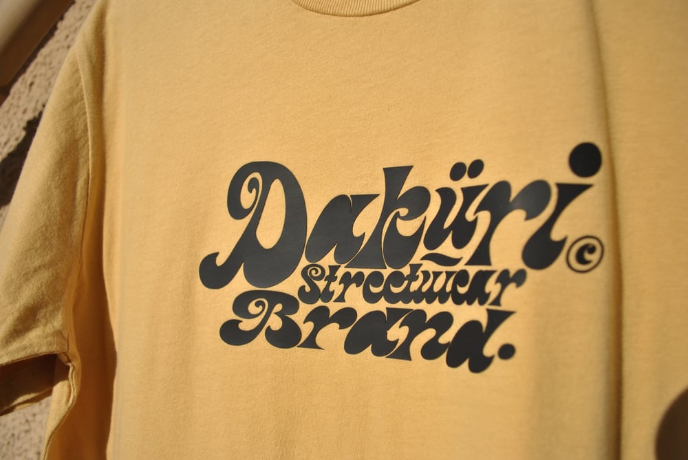 Vintage Groove tshirt (Light Mustard)