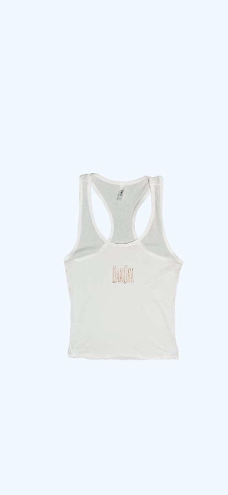 Women's Daküri Velvet Magazine Tank Top (white)