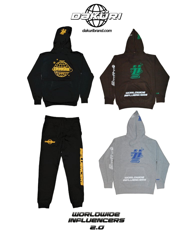Worldwide Influencers 2.0 Black Joggers