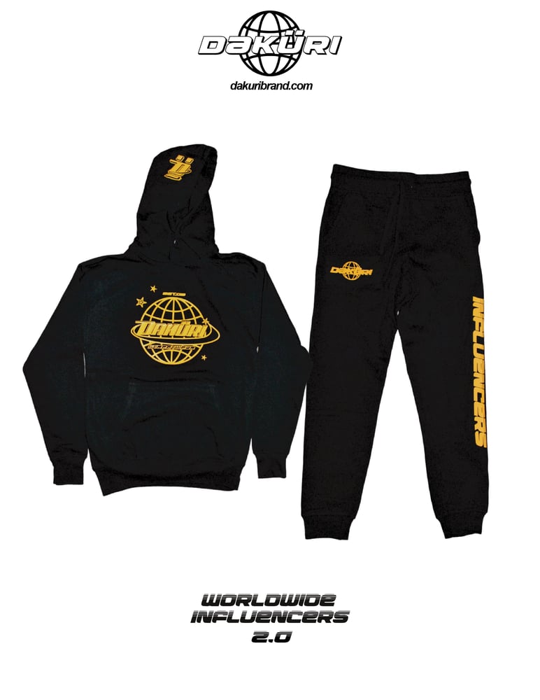 Worldwide Influencers 2.0 Black Joggers