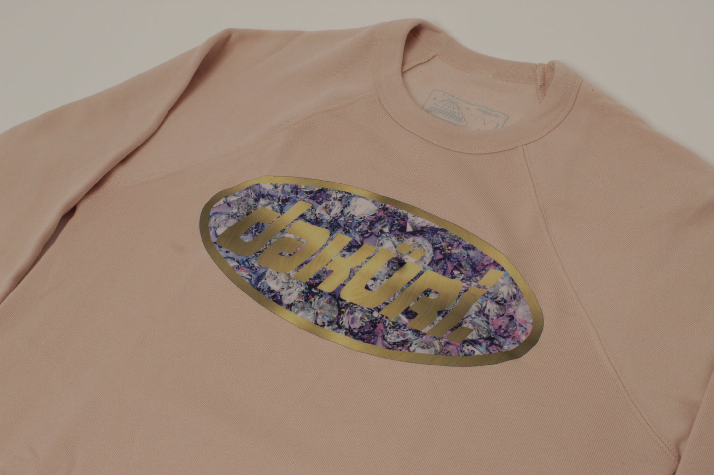 Peach “Blang Blang” Crewneck Sweater