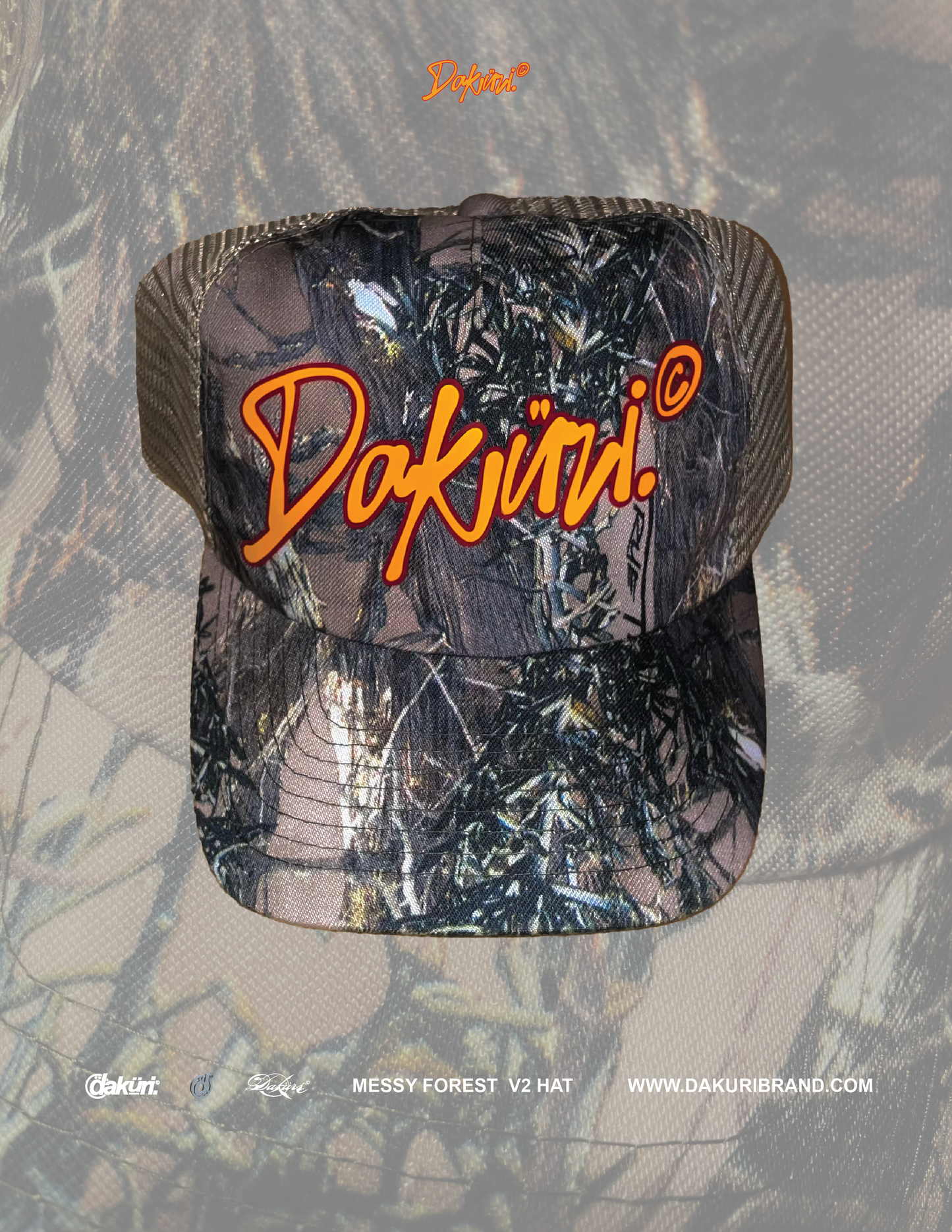 Messy Forest V2 Strapback Trucker hat