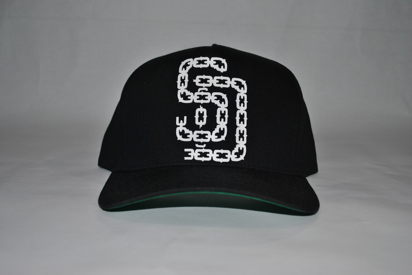 SD Padres Chain Series Snapback Hat Black