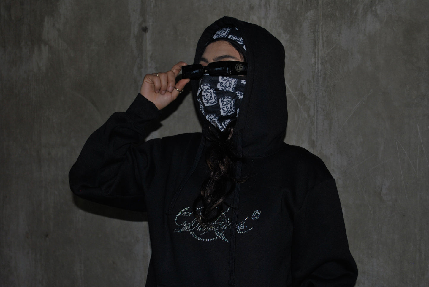 “Fancy” Rhinestone Jogger Set