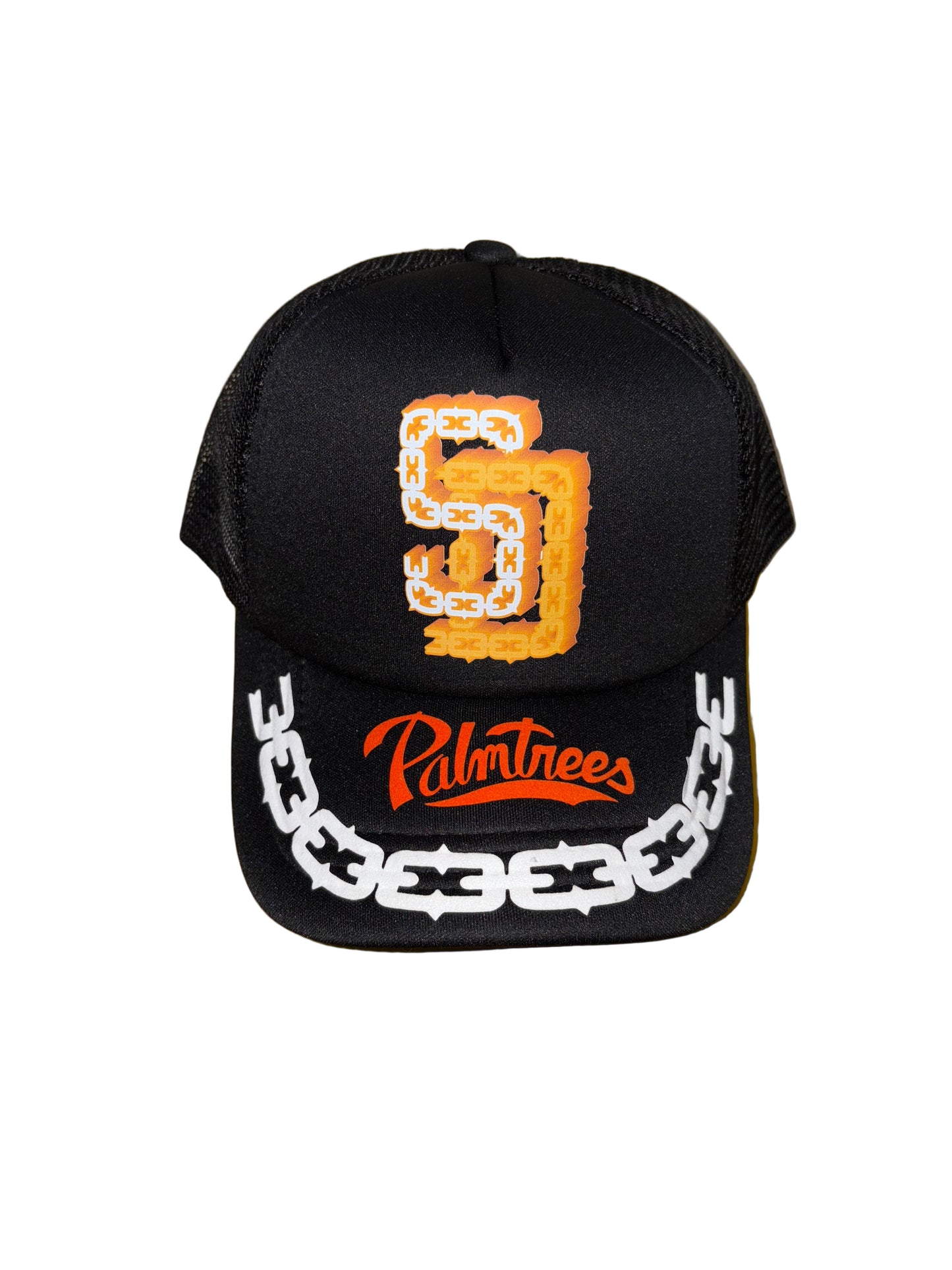 SD Palmtrees Chain Edition V2 (Retro) style (Black/orange/brown/white)