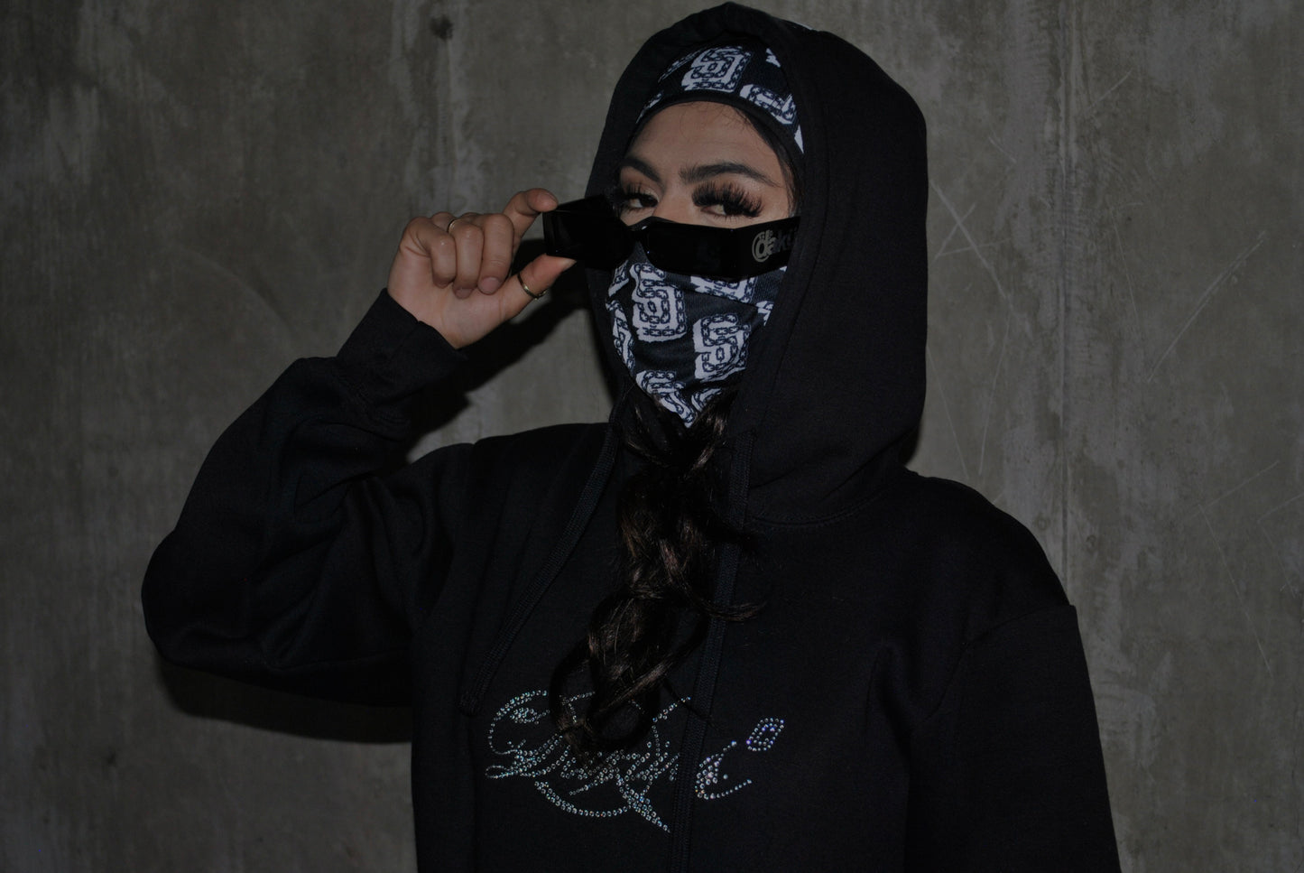 “Fancy” Rhinestone Jogger Set
