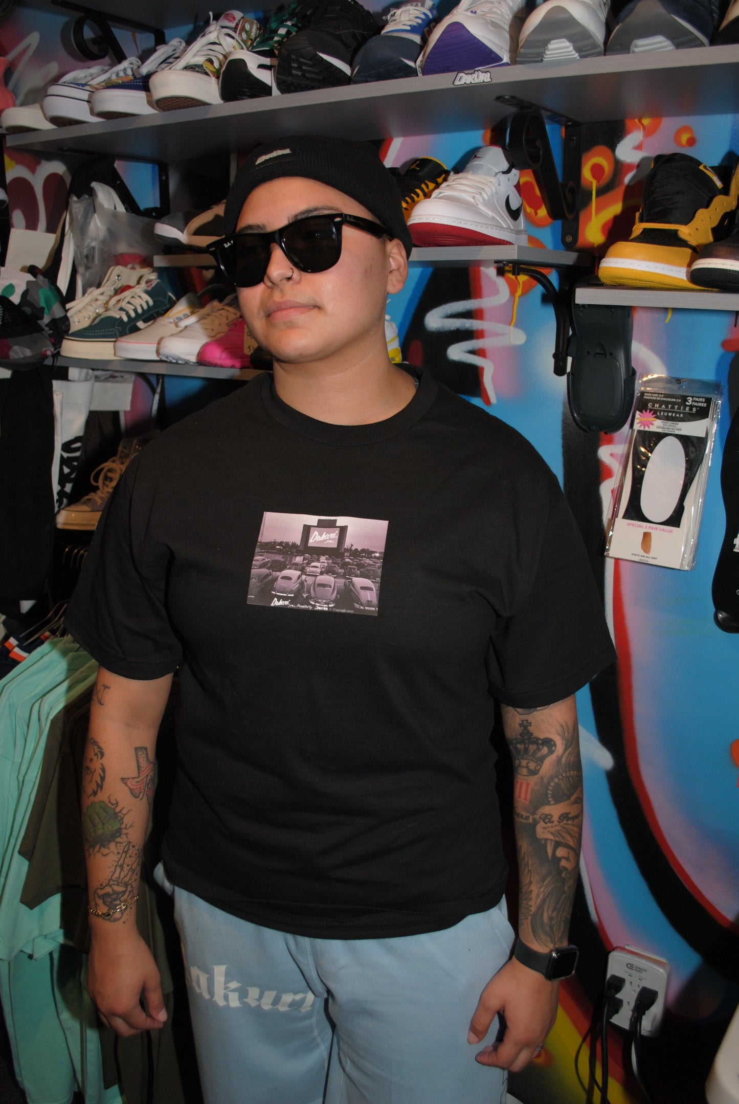 Black “Drive In” Tshirt
