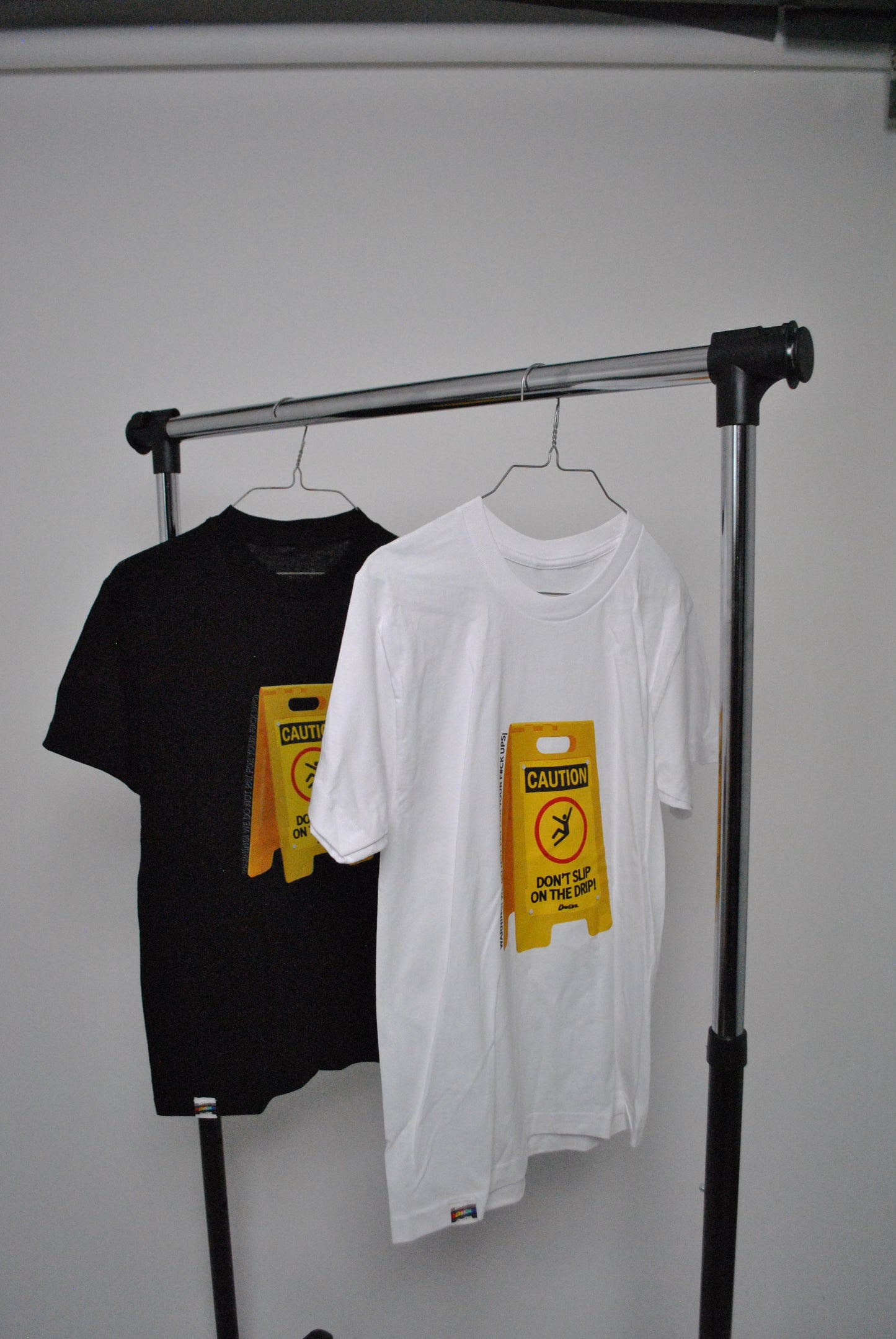 "Don't Slip" Tshirt in white