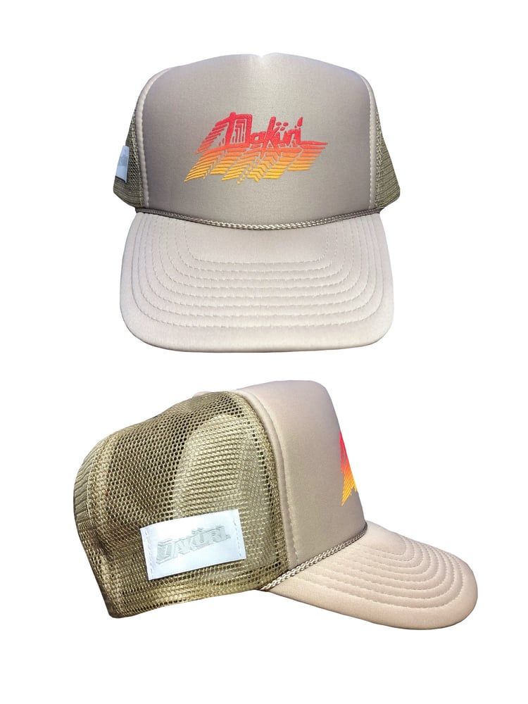 Sketchy Daküri mix print Trucker Snapback Hats