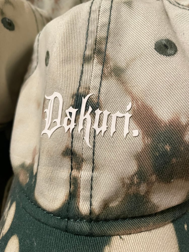 Bleached "Goth font" Daküri Dad hat