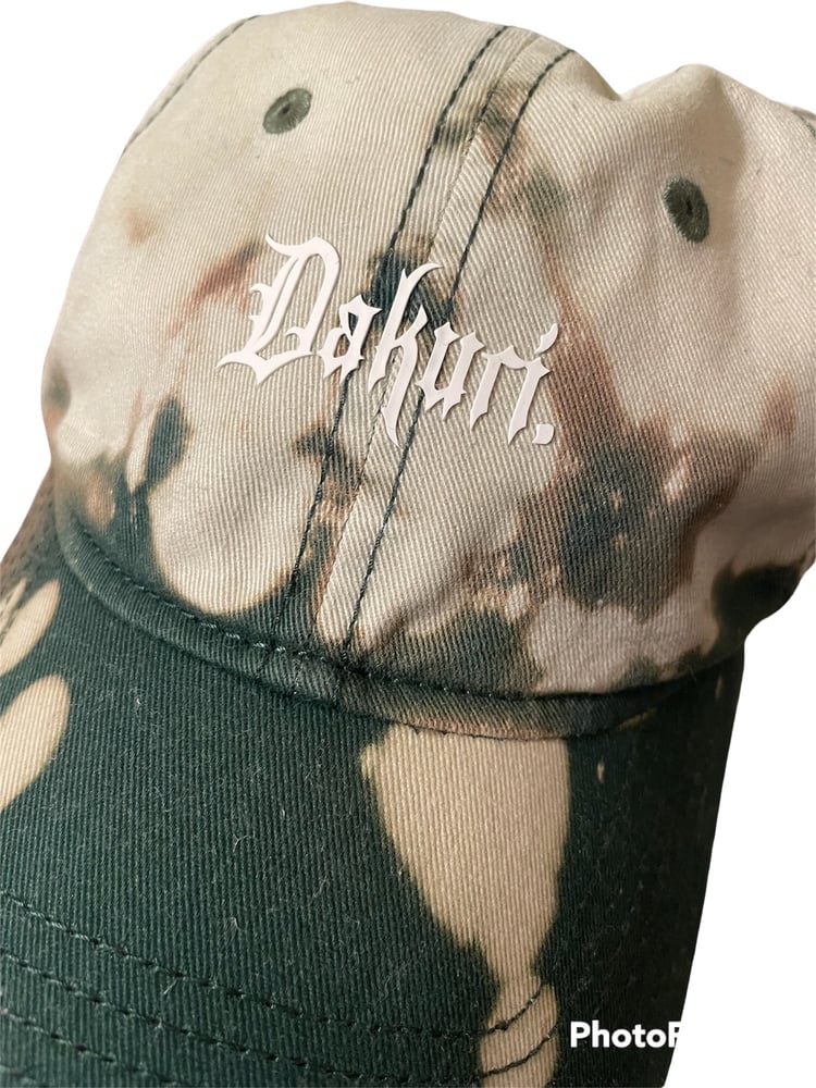Bleached "Goth font" Daküri Dad hat
