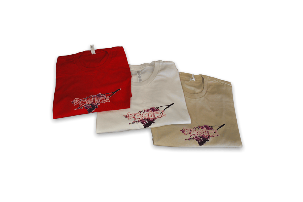 Cherry Red Cherry Blossom Tee