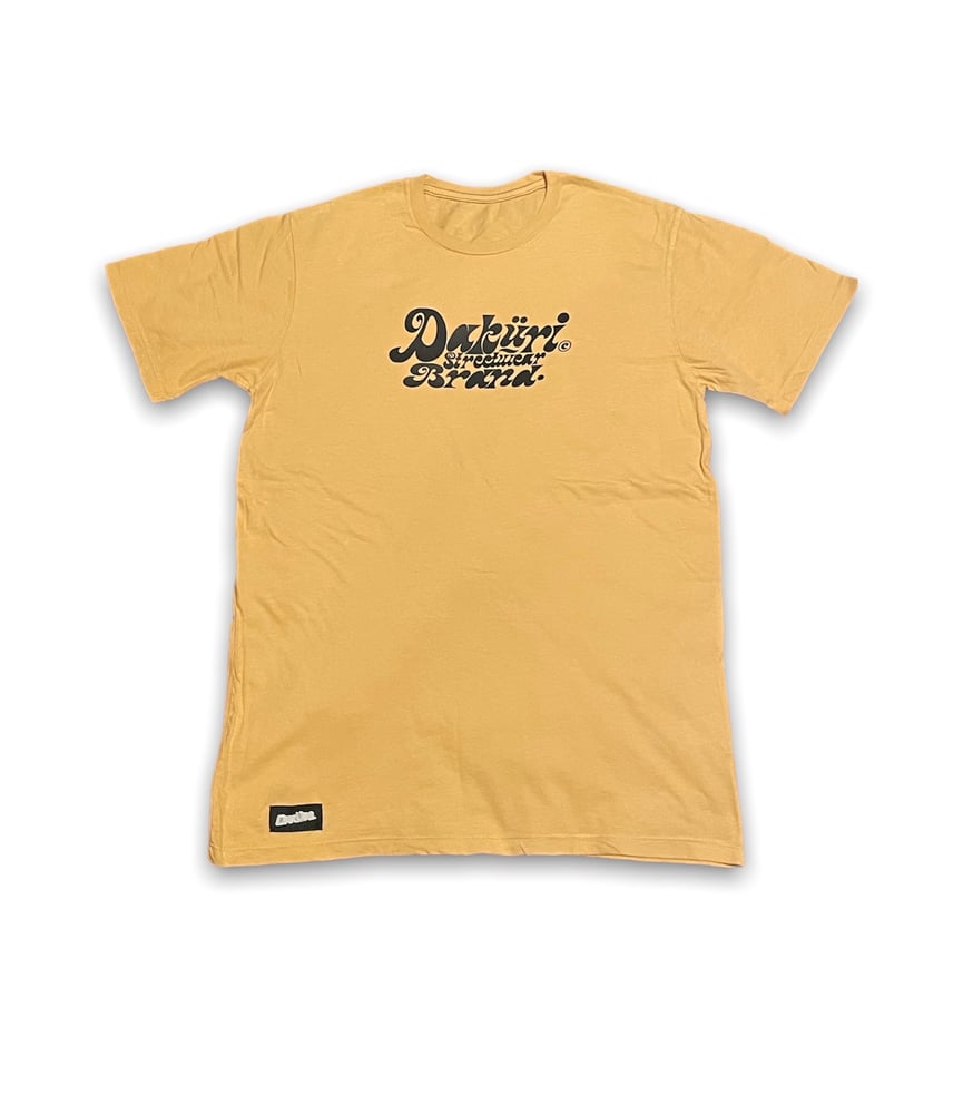 Vintage Groove tshirt (Light Mustard)