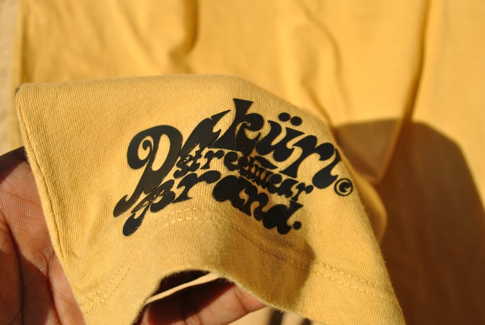 Vintage Groove tshirt (Light Mustard)