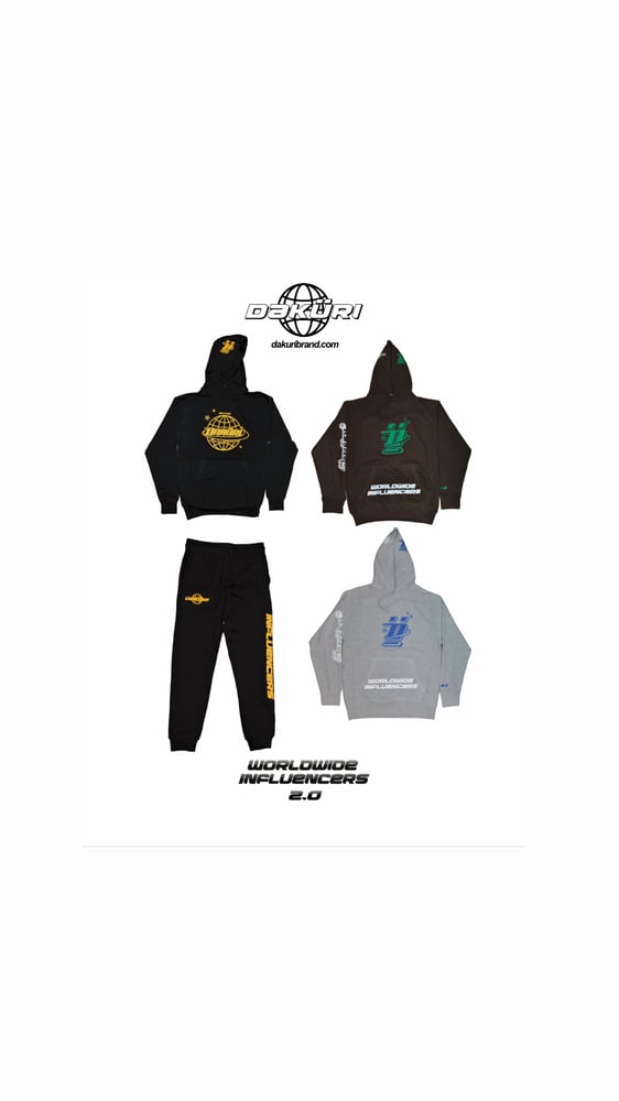 Worldwide Influencers 2.0 Black Hoodie